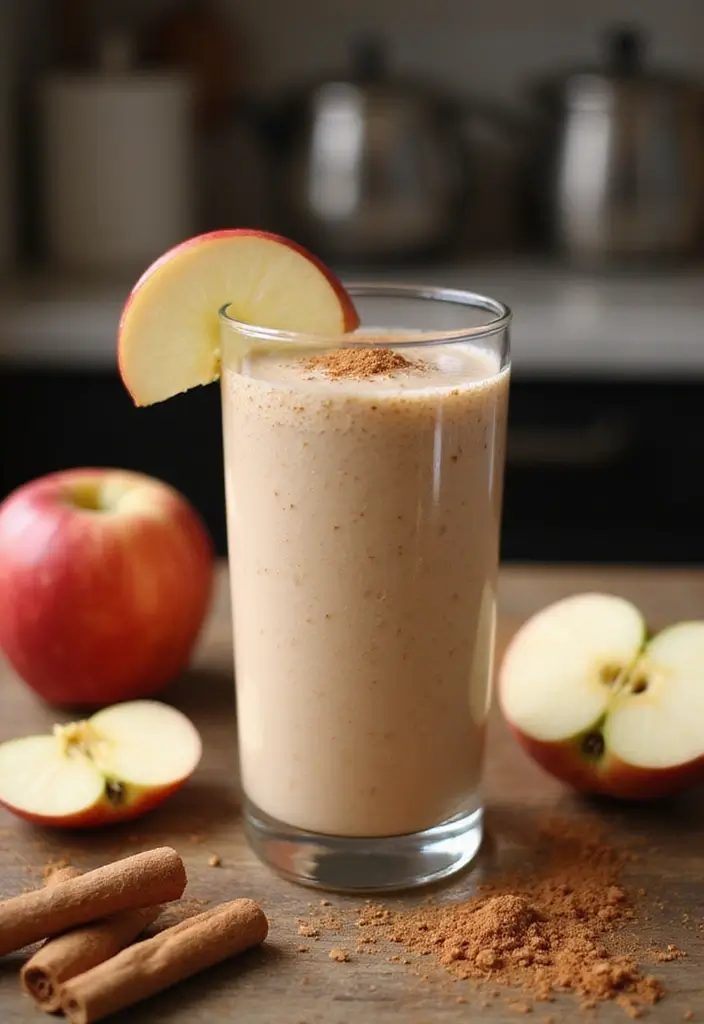 28 Protein Smoothie Recipes Without Powder Using Real Food Ingredients 82 28 Protein Smoothie Recipes Without Powder Using Real Food Ingredients - 14. Nutty Apple Cinnamon Smoothie