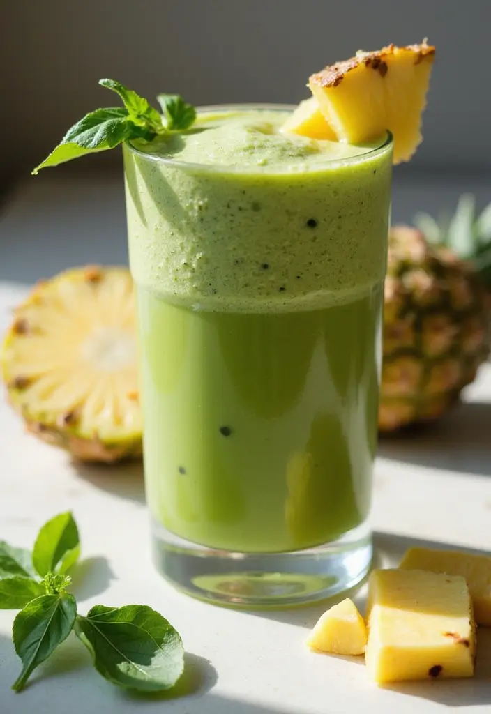28 Protein Smoothie Recipes Without Powder Using Real Food Ingredients 112 28 Protein Smoothie Recipes Without Powder Using Real Food Ingredients - 20. Pina Colada Green Smoothie