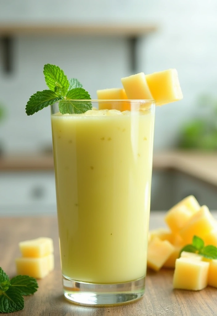 28 Protein Smoothie Recipes Without Powder Using Real Food Ingredients 117 28 Protein Smoothie Recipes Without Powder Using Real Food Ingredients - 21. Honeydew Melon Smoothie