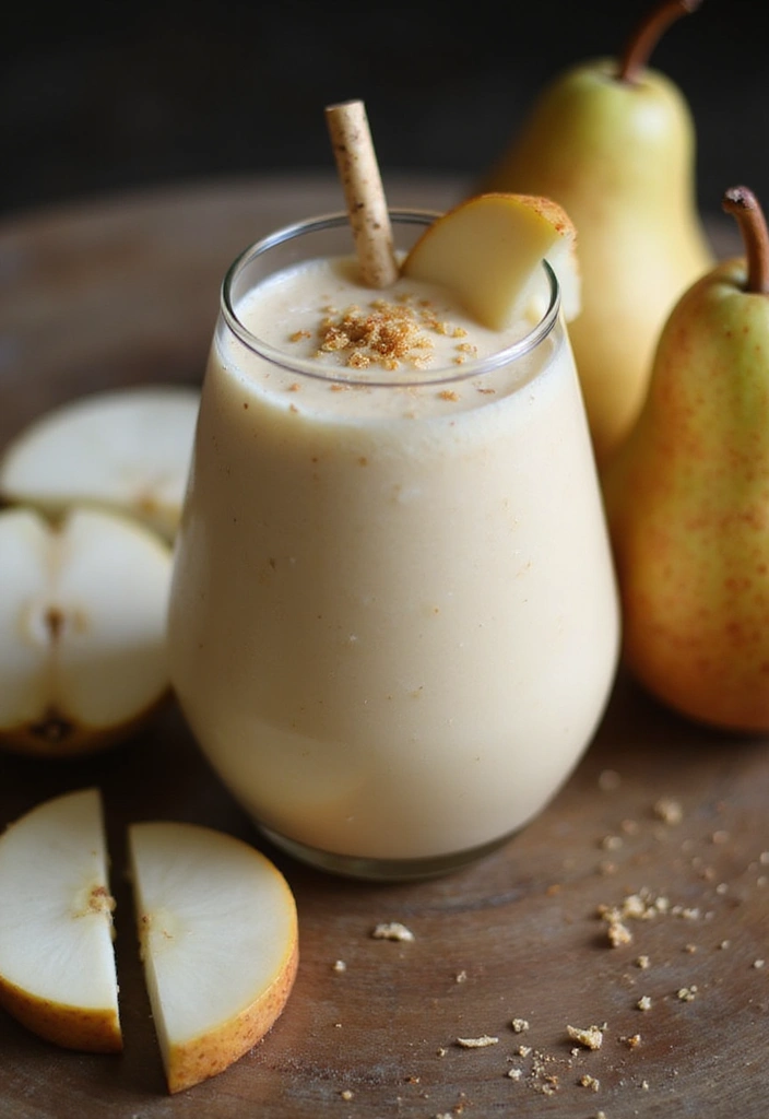 28 Protein Smoothie Recipes Without Powder Using Real Food Ingredients 128 28 Protein Smoothie Recipes Without Powder Using Real Food Ingredients - 24. Spiced Ginger Pear Smoothie