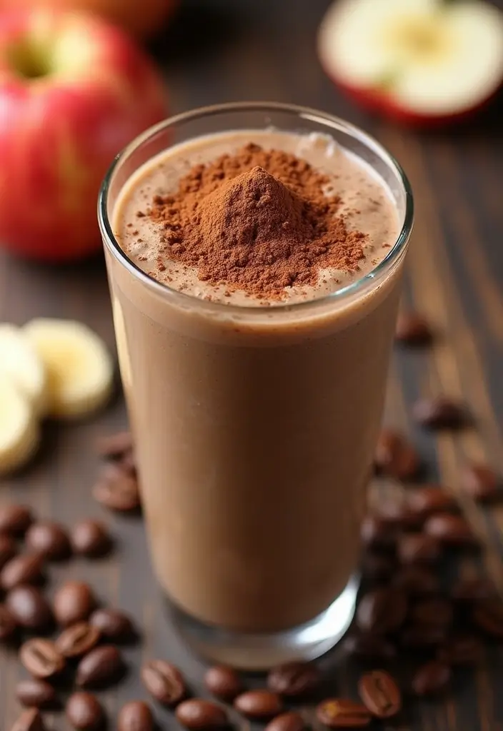 29 Banana Apple Smoothie Recipes for Quick Morning Energy 74 29 Banana Apple Smoothie Recipes for Quick Morning Energy - 12. Mocha Banana Apple Smoothie