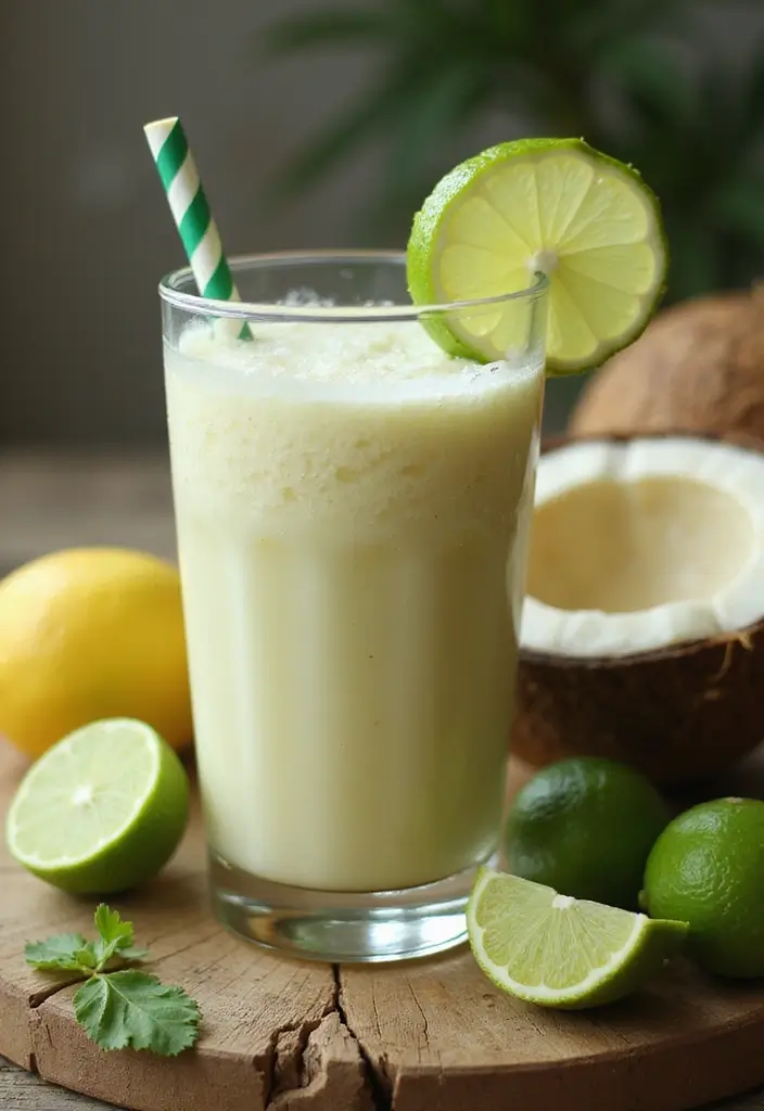 29 Banana Apple Smoothie Recipes for Quick Morning Energy 103 29 Banana Apple Smoothie Recipes for Quick Morning Energy - 17. Coconut Lime Banana Apple Smoothie