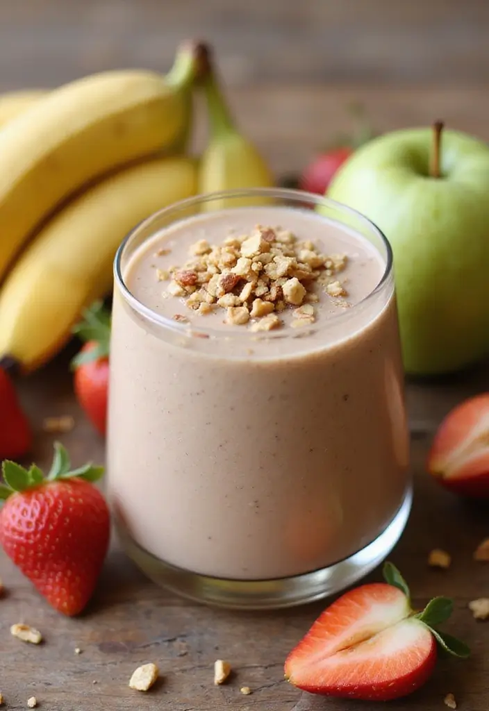 29 Banana Apple Smoothie Recipes for Quick Morning Energy 136 29 Banana Apple Smoothie Recipes for Quick Morning Energy - 22. Nutty Banana Apple Smoothie