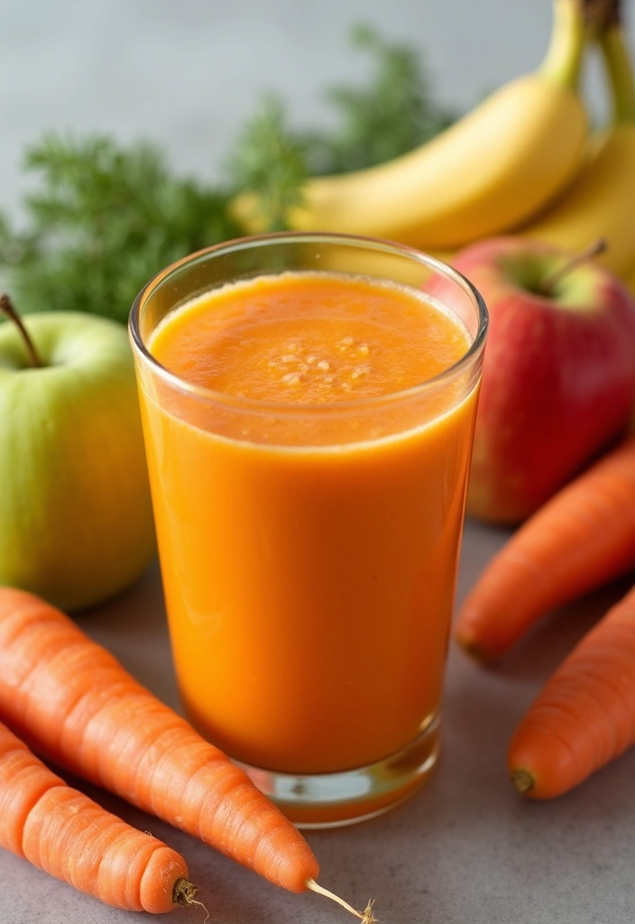 29 Banana Apple Smoothie Recipes for Quick Morning Energy 143 29 Banana Apple Smoothie Recipes for Quick Morning Energy - 23. Carrot Banana Apple Smoothie