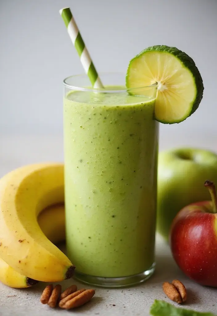 29 Banana Apple Smoothie Recipes for Quick Morning Energy 55 29 Banana Apple Smoothie Recipes for Quick Morning Energy - 9. Avocado Banana Apple Smoothie