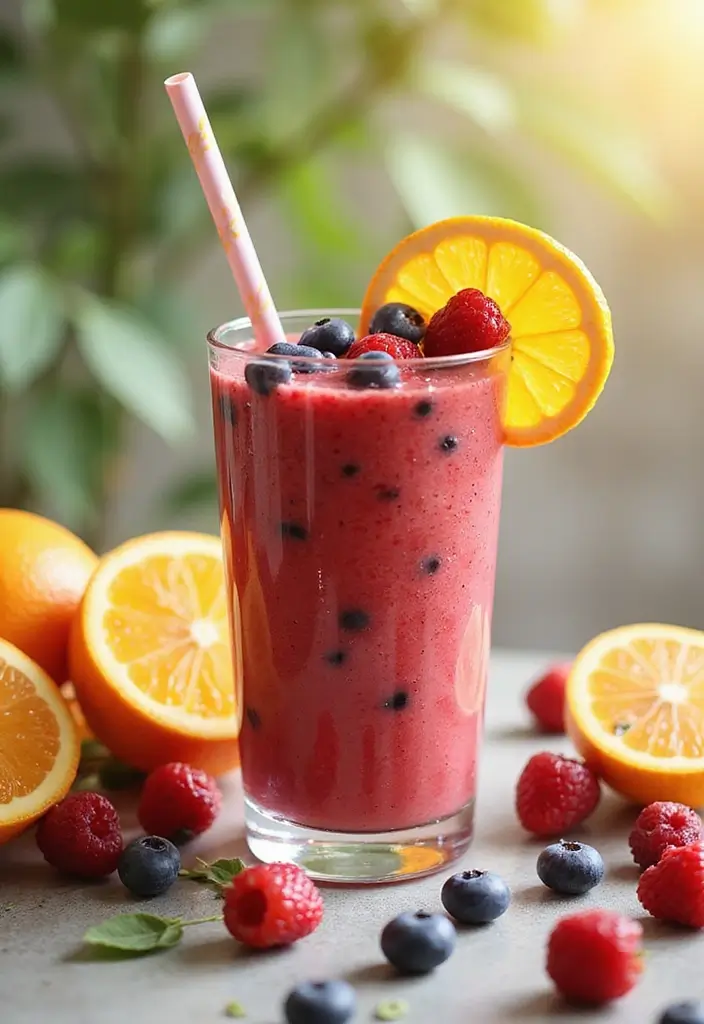 29 Berry Protein Smoothie Recipes for Antioxidant Power 109 29 Berry Protein Smoothie Recipes for Antioxidant Power - 17. Berry Citrus Protein Smoothie