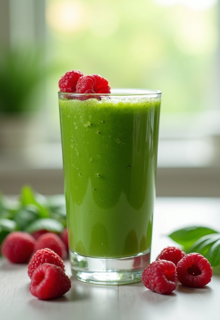 29 Berry Protein Smoothie Recipes for Antioxidant Power 8 29 Berry Protein Smoothie Recipes for Antioxidant Power - 2. Green Berry Protein Smoothie