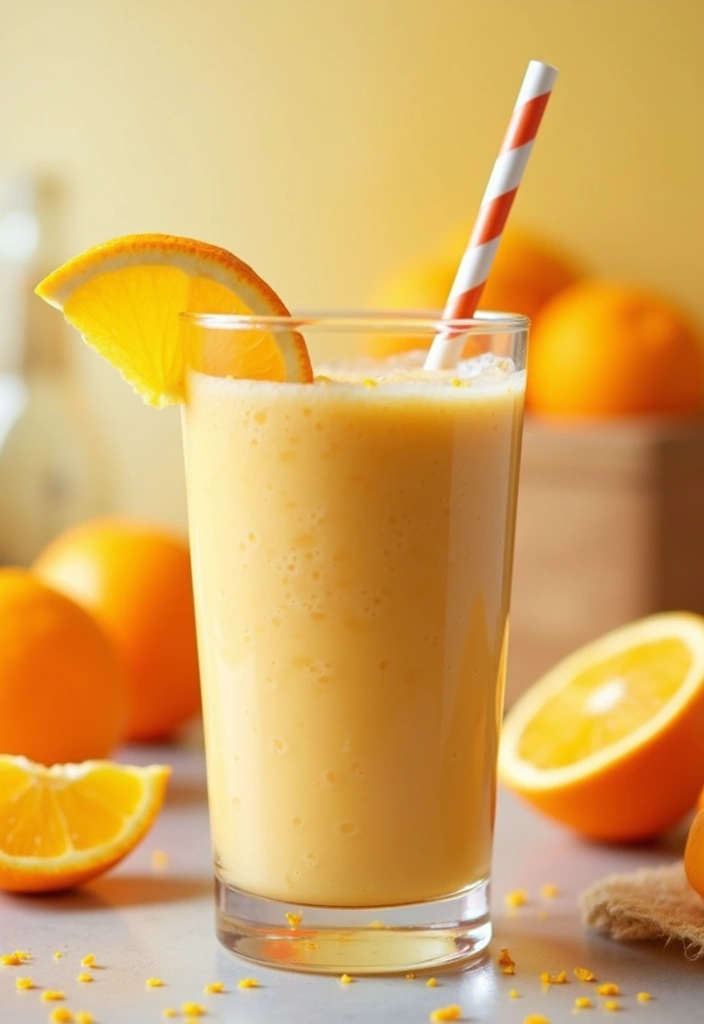 29 Easy Fruit Smoothie Recipes You Can Make in Under 5 Minutes 67 29 Easy Fruit Smoothie Recipes You Can Make in Under 5 Minutes - 11. Orange Creamsicle Smoothie