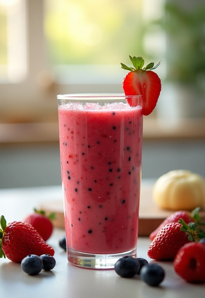 29 Easy Fruit Smoothie Recipes You Can Make in Under 5 Minutes 100 29 Easy Fruit Smoothie Recipes You Can Make in Under 5 Minutes - 16. Tropical Berry Smoothie