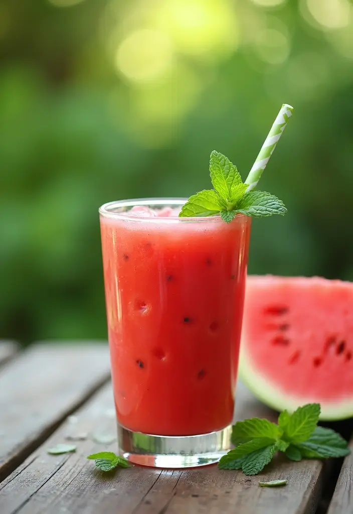 29 Easy Fruit Smoothie Recipes You Can Make in Under 5 Minutes 107 29 Easy Fruit Smoothie Recipes You Can Make in Under 5 Minutes - 17. Watermelon Mint Smoothie