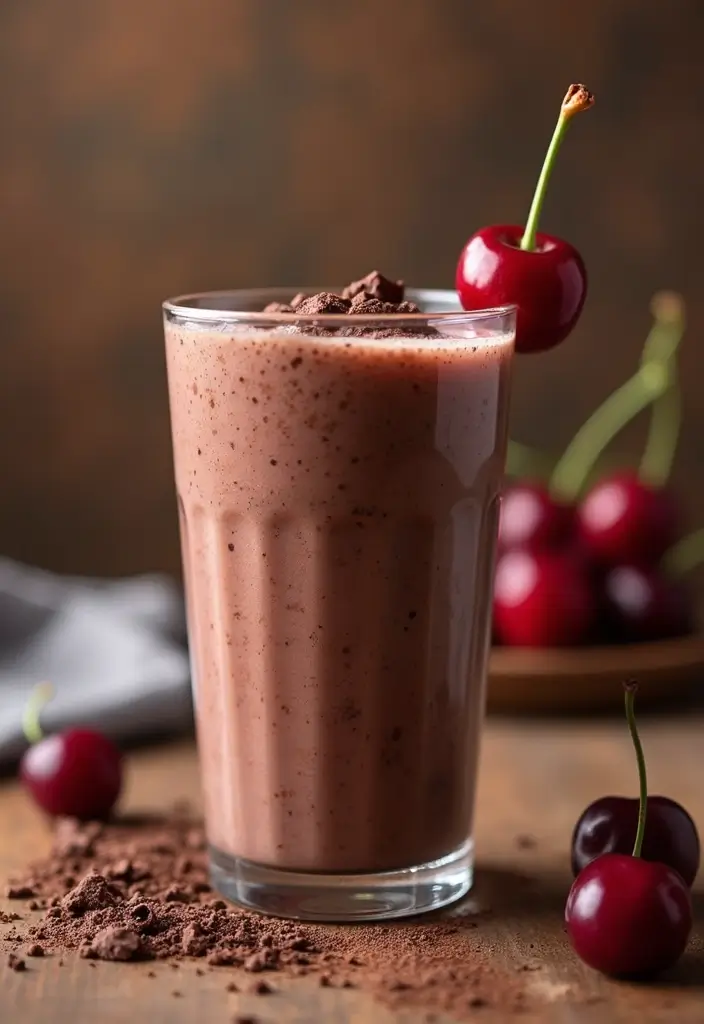 29 Easy Fruit Smoothie Recipes You Can Make in Under 5 Minutes 119 29 Easy Fruit Smoothie Recipes You Can Make in Under 5 Minutes - 19. Chocolate Cherry Smoothie