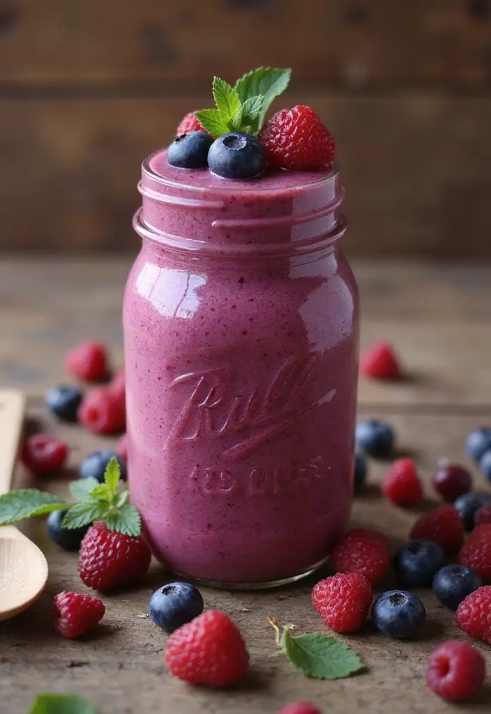 29 Easy Fruit Smoothie Recipes You Can Make in Under 5 Minutes 18 29 Easy Fruit Smoothie Recipes You Can Make in Under 5 Minutes - 4. Berry Blast Smoothie