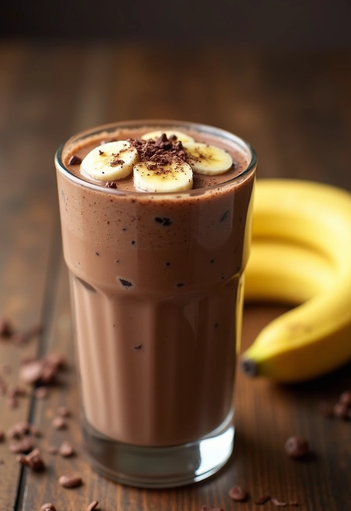 29 Fruit Smoothie Recipes with Yogurt for a Refreshing Energy Boost 93 29 Fruit Smoothie Recipes with Yogurt for a Refreshing Energy Boost - 15. Chocolate Banana Yogurt Smoothie