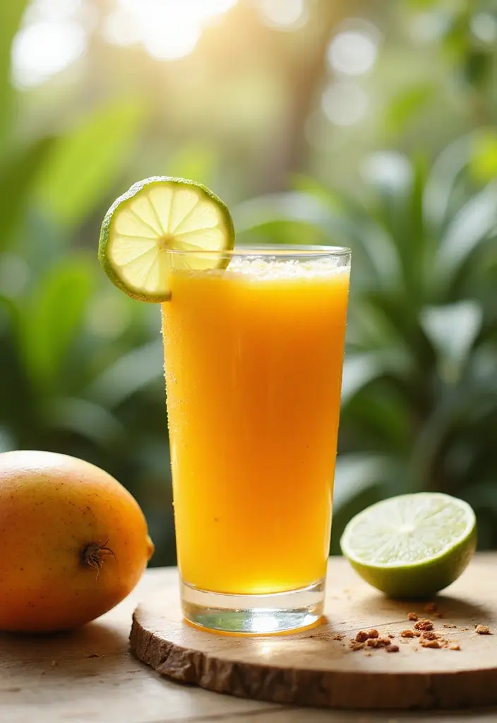 29 Fruit Smoothie Recipes with Yogurt for a Refreshing Energy Boost 8 29 Fruit Smoothie Recipes with Yogurt for a Refreshing Energy Boost - 2. Tropical Mango Yogurt Smoothie