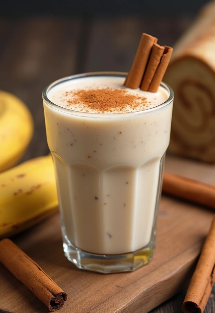 29 Fruit Smoothie Recipes with Yogurt for a Refreshing Energy Boost 134 29 Fruit Smoothie Recipes with Yogurt for a Refreshing Energy Boost - 21. Cinnamon Roll Smoothie