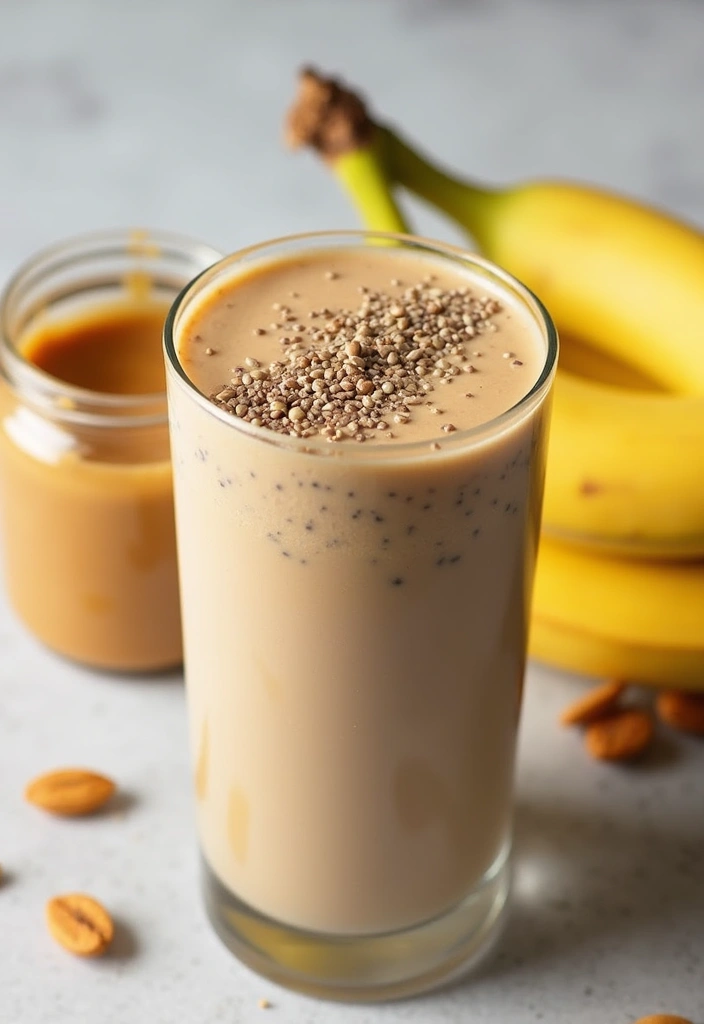 29 Peanut Butter Protein Smoothie Recipes for Post-Workout Fuel 83 29 Peanut Butter Protein Smoothie Recipes for Post-Workout Fuel - 13. Peanut Butter and Chia Seed Smoothie