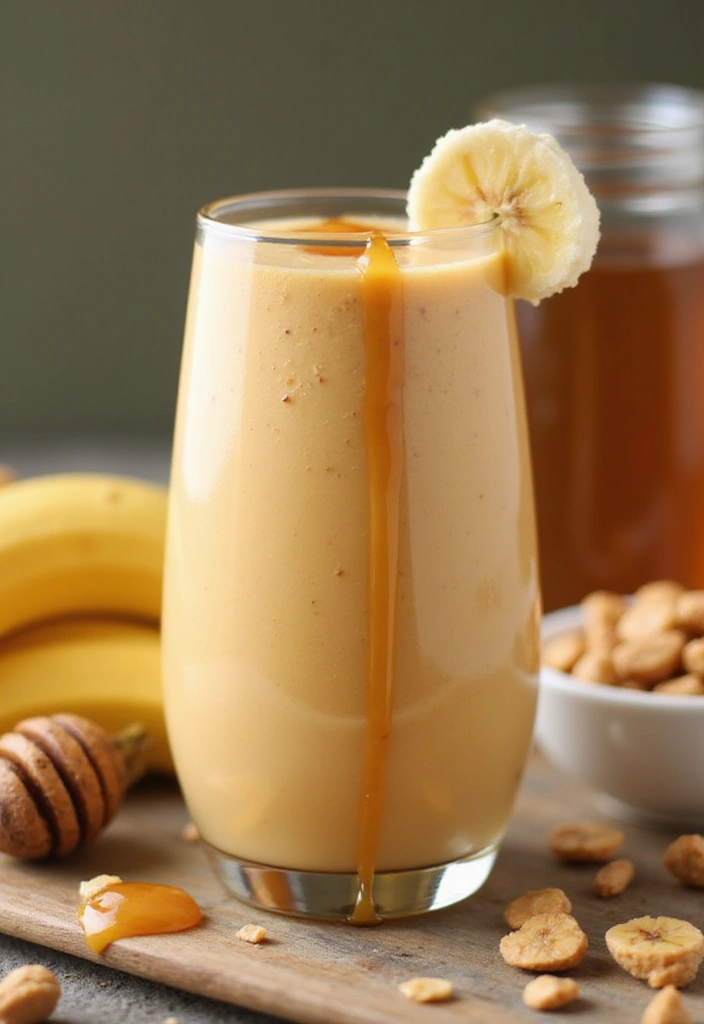 29 Peanut Butter Protein Smoothie Recipes for Post-Workout Fuel 102 29 Peanut Butter Protein Smoothie Recipes for Post-Workout Fuel - 16. Peanut Butter Honey Bee Smoothie