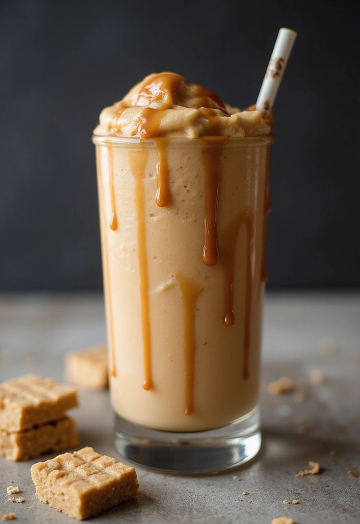 29 Peanut Butter Protein Smoothie Recipes for Post-Workout Fuel 121 29 Peanut Butter Protein Smoothie Recipes for Post-Workout Fuel - 19. Peanut Butter Caramel Smoothie