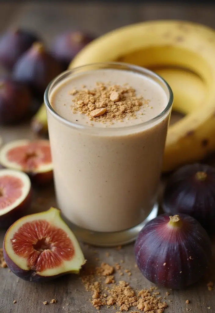 29 Peanut Butter Protein Smoothie Recipes for Post-Workout Fuel 161 29 Peanut Butter Protein Smoothie Recipes for Post-Workout Fuel - 25. Peanut Butter Fig Smoothie