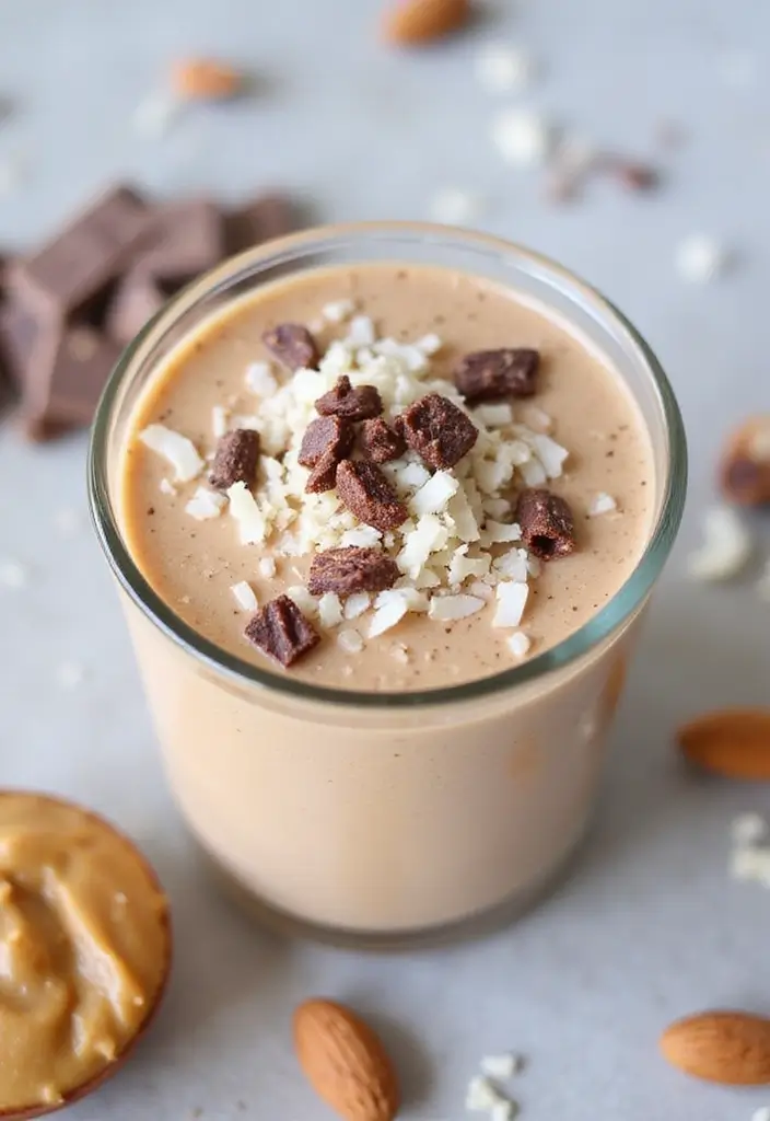 29 Smoothie Recipes with Coconut Water for Hydration and Energy 76 29 Smoothie Recipes with Coconut Water for Hydration and Energy - 12. Coconut Almond Joy Smoothie