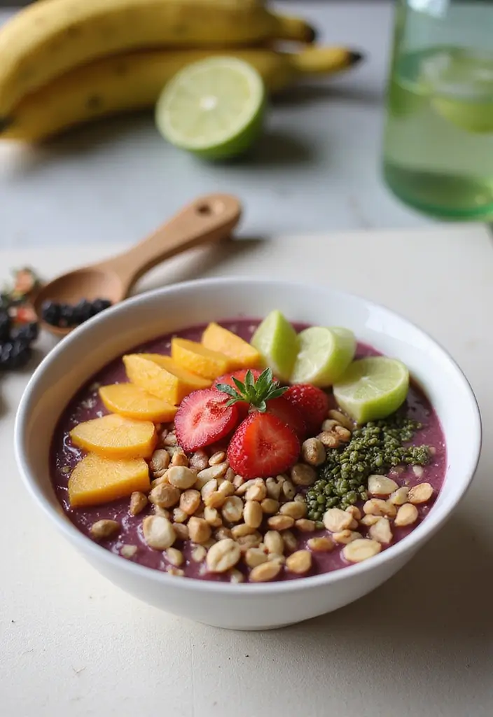 29 Smoothie Recipes with Coconut Water for Hydration and Energy 123 29 Smoothie Recipes with Coconut Water for Hydration and Energy - 19. Coconut Water Acai Bowl