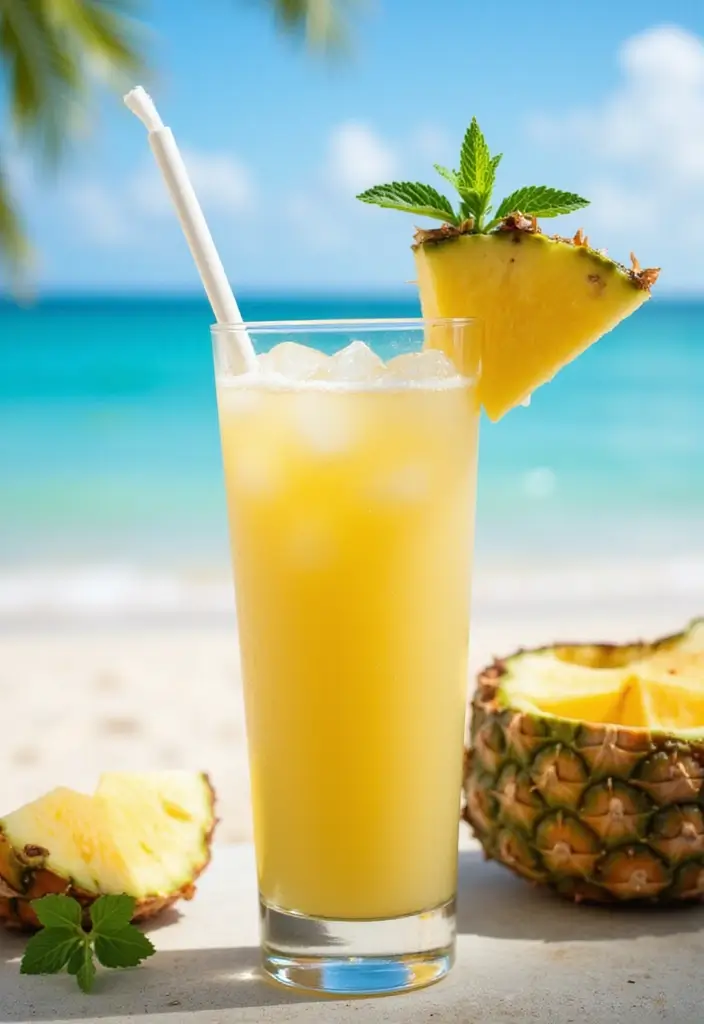 29 Smoothie Recipes with Coconut Water for Hydration and Energy 13 29 Smoothie Recipes with Coconut Water for Hydration and Energy - 3. Pineapple Coconut Refresher