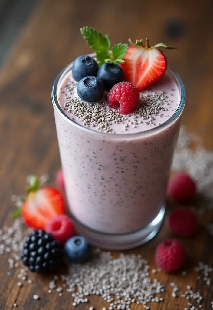 29 Smoothie Recipes with Coconut Water for Hydration and Energy 41 29 Smoothie Recipes with Coconut Water for Hydration and Energy - 7. Superfood Coconut Chia Blend