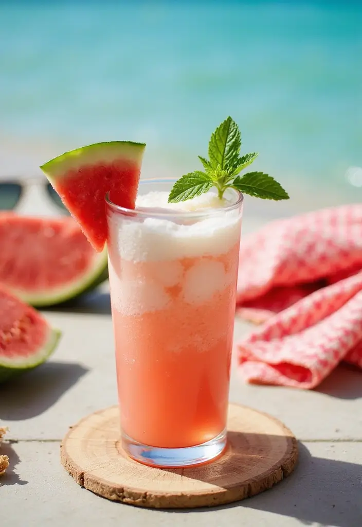 29 Smoothie Recipes with Coconut Water for Hydration and Energy 48 29 Smoothie Recipes with Coconut Water for Hydration and Energy - 8. Coconut Water Melon Cooler