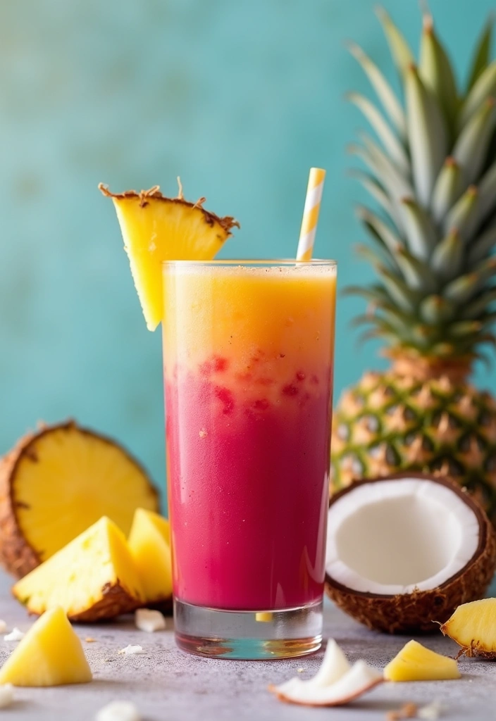 30+ Beet Juice Smoothie Recipes for Detox and Energy 29 30+ Beet Juice Smoothie Recipes for Detox and Energy - 5. Tropical Beet Smoothie