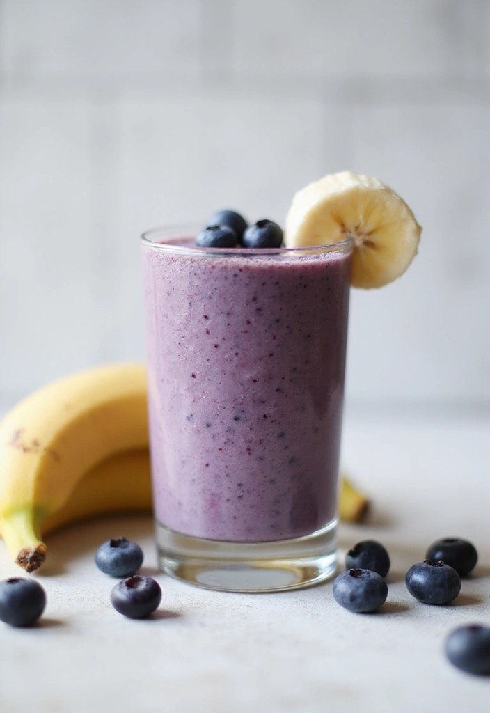 30+ Best Blueberry Smoothie Recipes for Any Time of Day 1 30+ Best Blueberry Smoothie Recipes for Any Time of Day - 1. Classic Blueberry Banana Smoothie