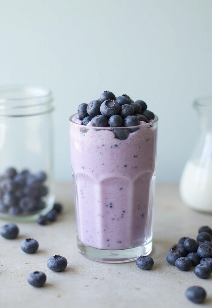 30+ Best Blueberry Smoothie Recipes for Any Time of Day 64 30+ Best Blueberry Smoothie Recipes for Any Time of Day - 10. Blueberry Yogurt Smoothie
