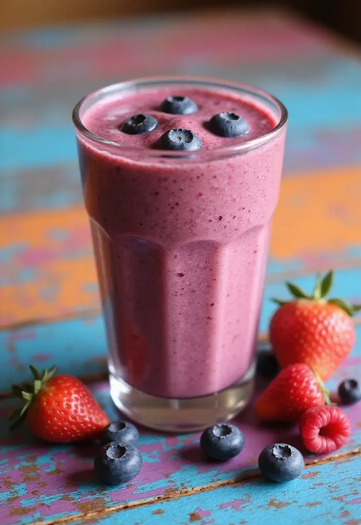 30+ Best Blueberry Smoothie Recipes for Any Time of Day 196 30+ Best Blueberry Smoothie Recipes for Any Time of Day - 30. Berry Blast Smoothie