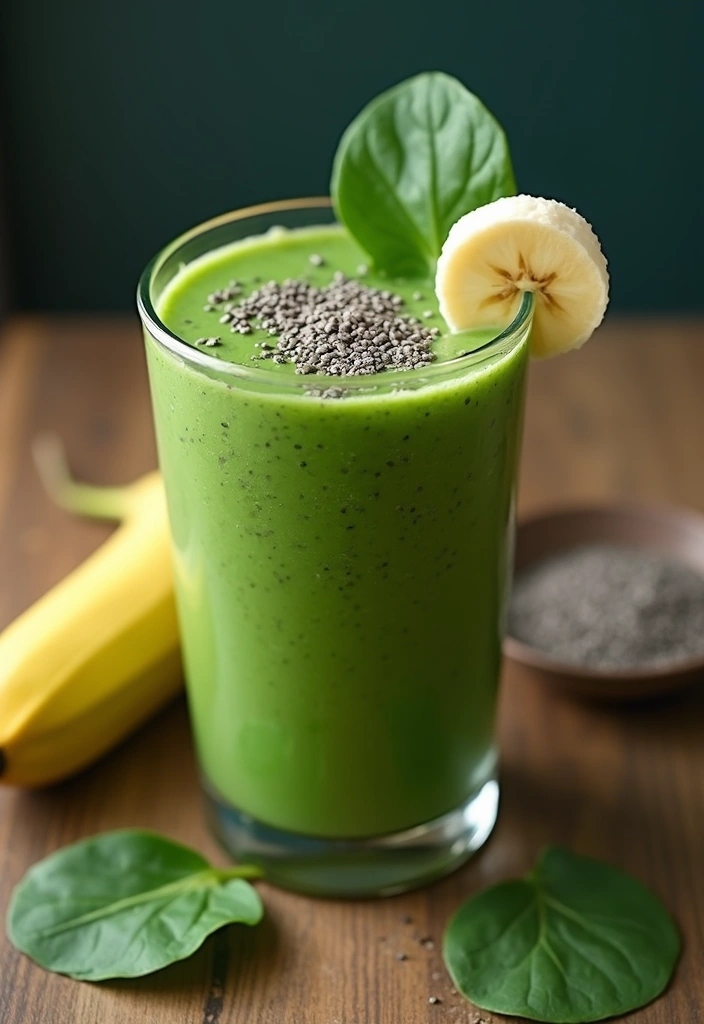 30+ Green Smoothie Recipes for a Healthy Breakfast Every Day 1 30+ Green Smoothie Recipes for a Healthy Breakfast Every Day - 1. Classic Green Spinach Smoothie