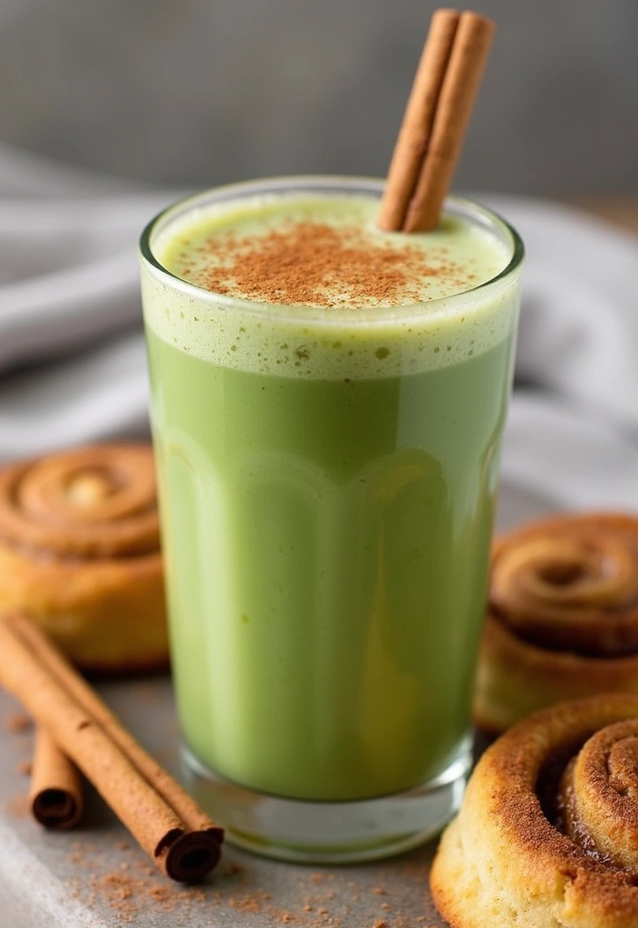 30+ Green Smoothie Recipes for a Healthy Breakfast Every Day 115 30+ Green Smoothie Recipes for a Healthy Breakfast Every Day - 21. Cinnamon Roll Green Smoothie