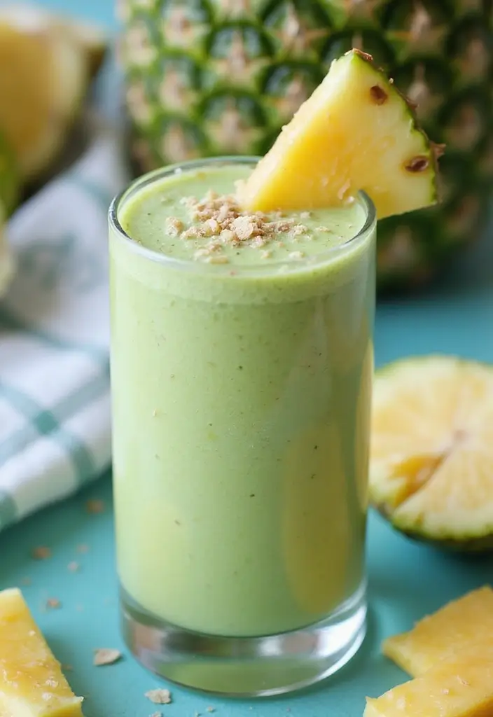 30+ Green Smoothie Recipes for a Healthy Breakfast Every Day 140 30+ Green Smoothie Recipes for a Healthy Breakfast Every Day - 26. Creamy Coconut Green Smoothie