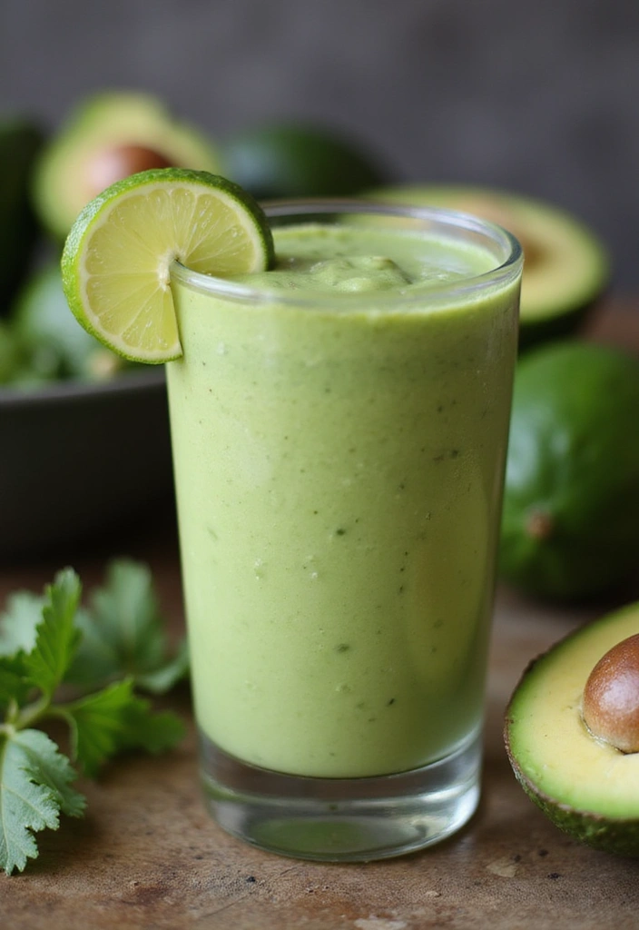 30+ Green Smoothie Recipes for a Healthy Breakfast Every Day 15 30+ Green Smoothie Recipes for a Healthy Breakfast Every Day - 3. Avocado Green Smoothie