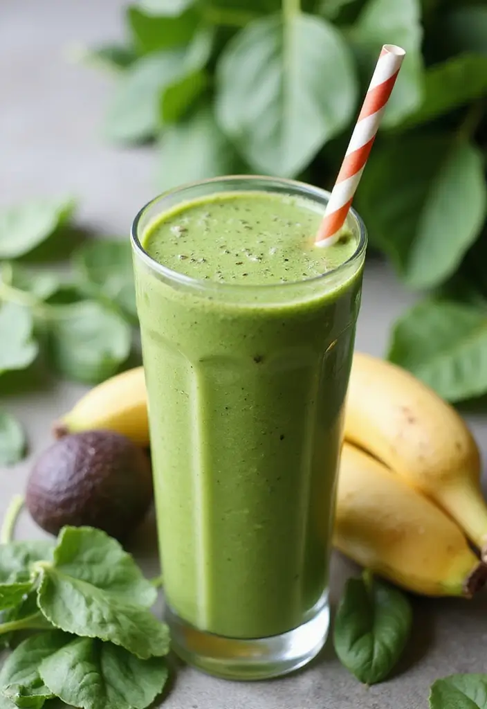30+ Healthy Dinner Smoothie Recipes That Keep You Full and Satisfied 1 30+ Healthy Dinner Smoothie Recipes That Keep You Full and Satisfied - 1. Green Goddess Smoothie