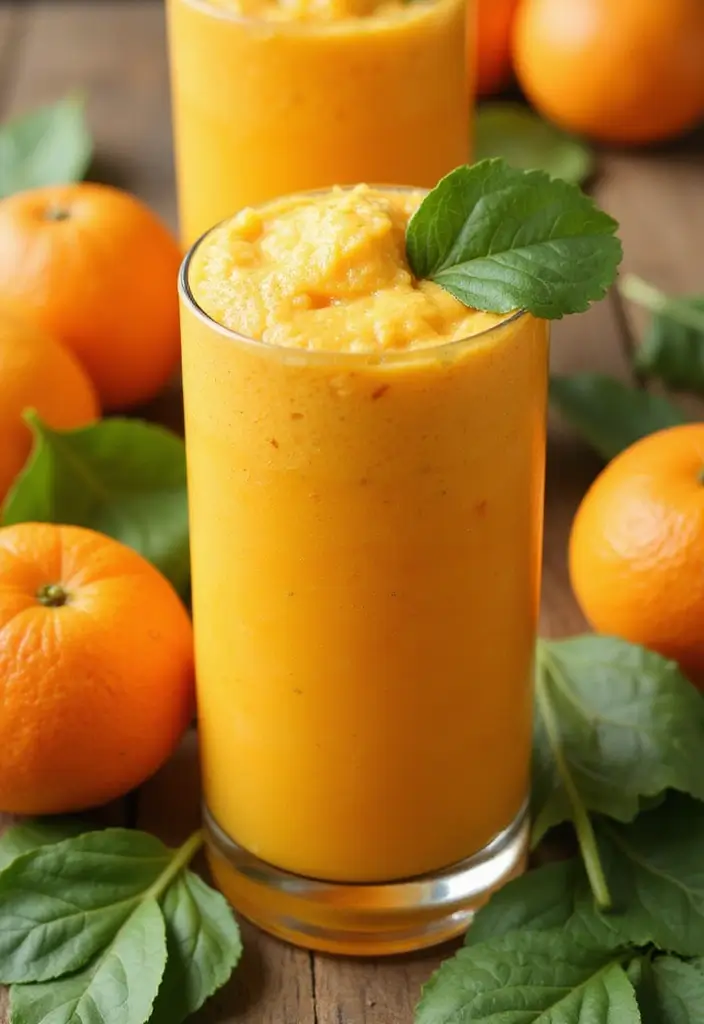 30+ Healthy Dinner Smoothie Recipes That Keep You Full and Satisfied 58 30+ Healthy Dinner Smoothie Recipes That Keep You Full and Satisfied - 10. Citrus Spinach Smoothie