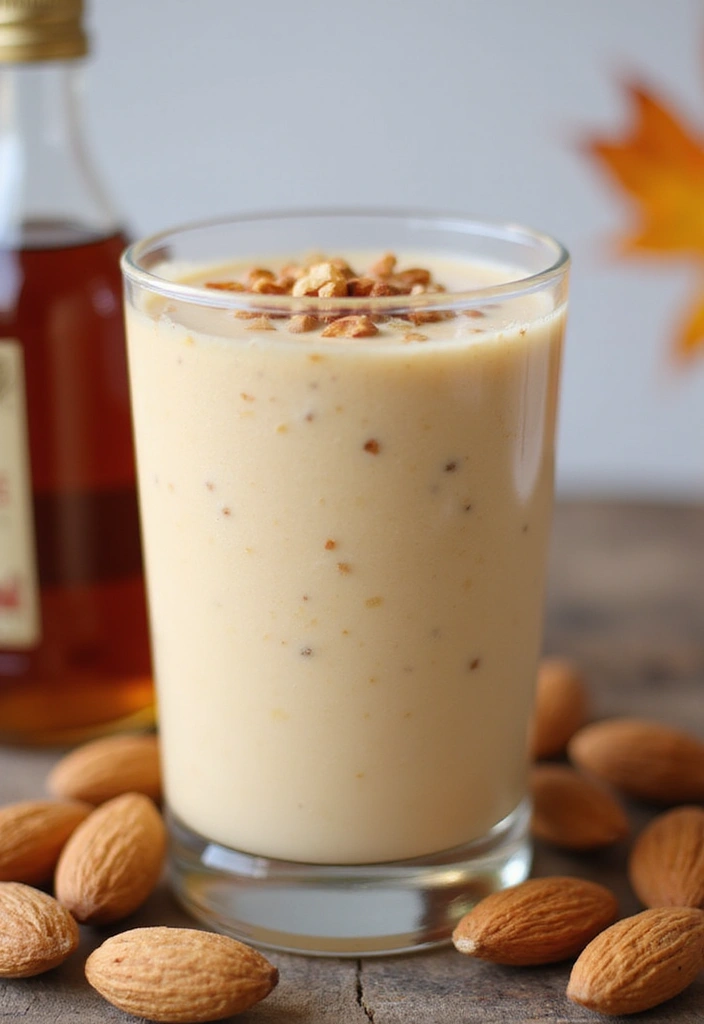 30+ Healthy Dinner Smoothie Recipes That Keep You Full and Satisfied 65 30+ Healthy Dinner Smoothie Recipes That Keep You Full and Satisfied - 11. Maple Almond Smoothie
