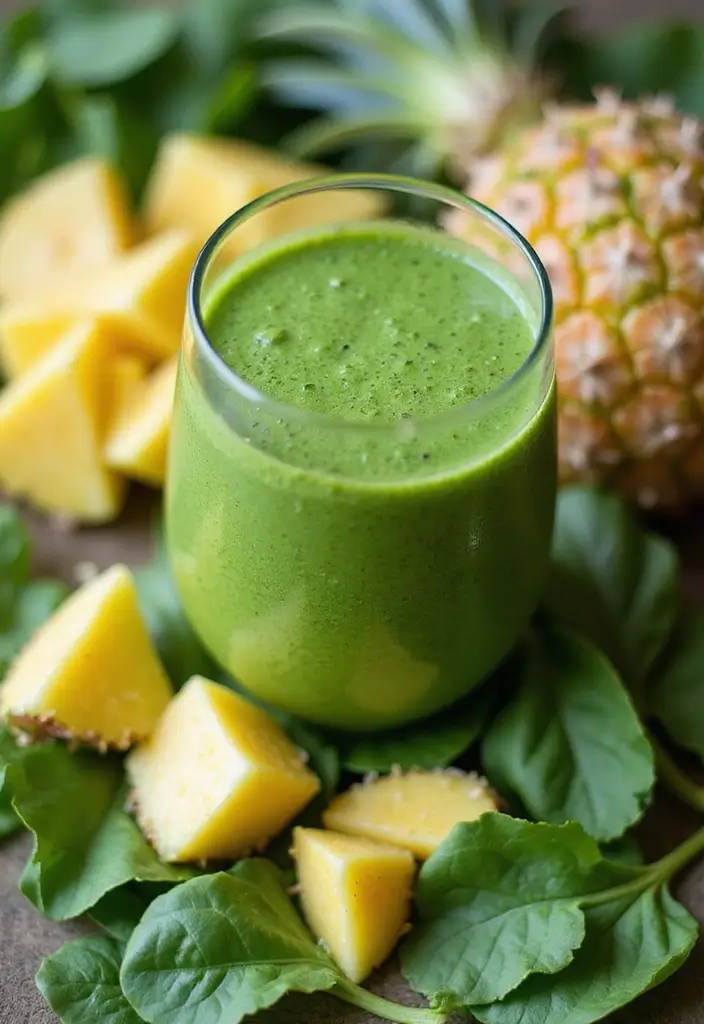 30+ Healthy Dinner Smoothie Recipes That Keep You Full and Satisfied 169 30+ Healthy Dinner Smoothie Recipes That Keep You Full and Satisfied - 27. Tropical Green Smoothie