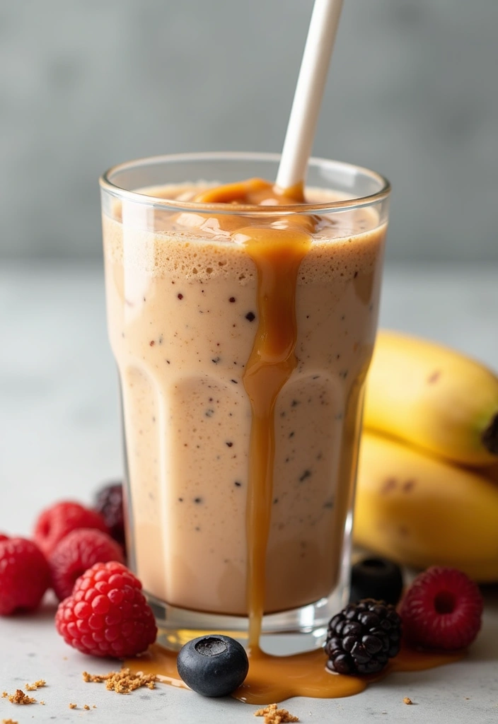 30+ Healthy Dinner Smoothie Recipes That Keep You Full and Satisfied 51 30+ Healthy Dinner Smoothie Recipes That Keep You Full and Satisfied - 9. Peanut Butter and Jelly Smoothie