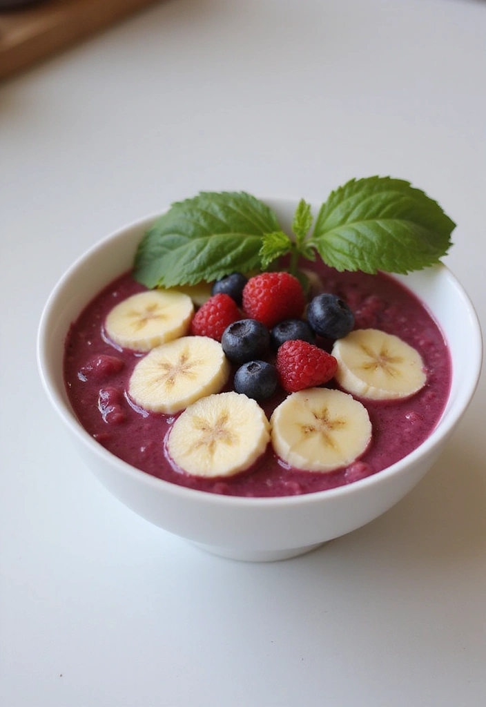 30+ Ice Cream Smoothie Recipes That Are Surprisingly Healthy 1 30+ Ice Cream Smoothie Recipes That Are Surprisingly Healthy - 1. Creamy Banana Berry Delight