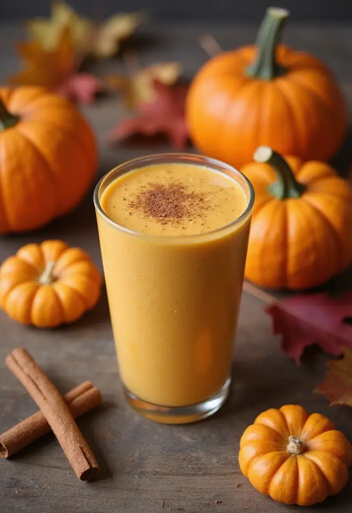 30+ Ice Cream Smoothie Recipes That Are Surprisingly Healthy 88 30+ Ice Cream Smoothie Recipes That Are Surprisingly Healthy - 14. Spiced Pumpkin Smoothie