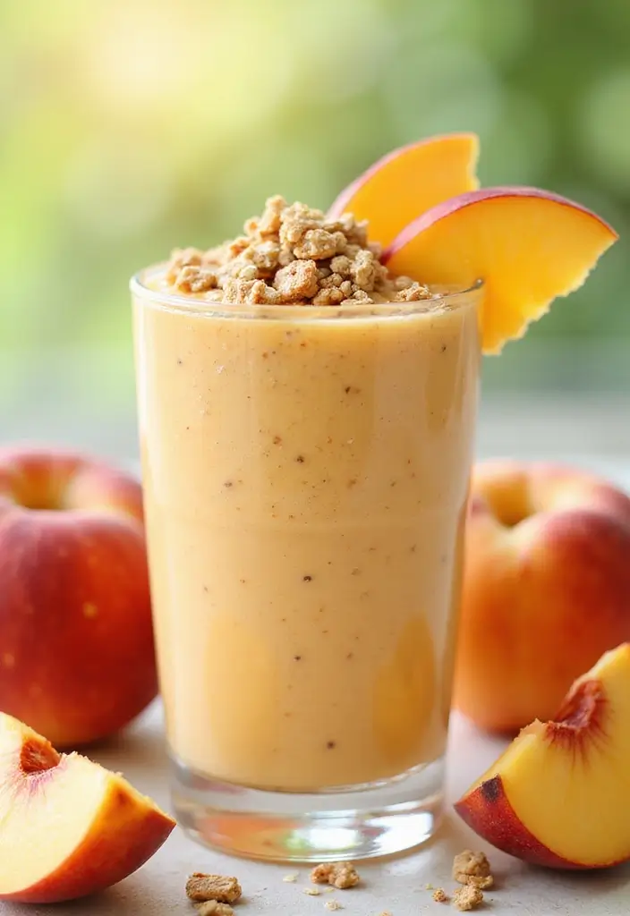 30+ Ice Cream Smoothie Recipes That Are Surprisingly Healthy 110 30+ Ice Cream Smoothie Recipes That Are Surprisingly Healthy - 18. Summer Peach Smoothie