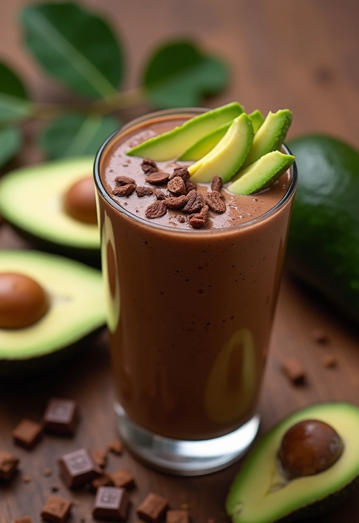 30+ Ice Cream Smoothie Recipes That Are Surprisingly Healthy 15 30+ Ice Cream Smoothie Recipes That Are Surprisingly Healthy - 3. Chocolate Avocado Dream
