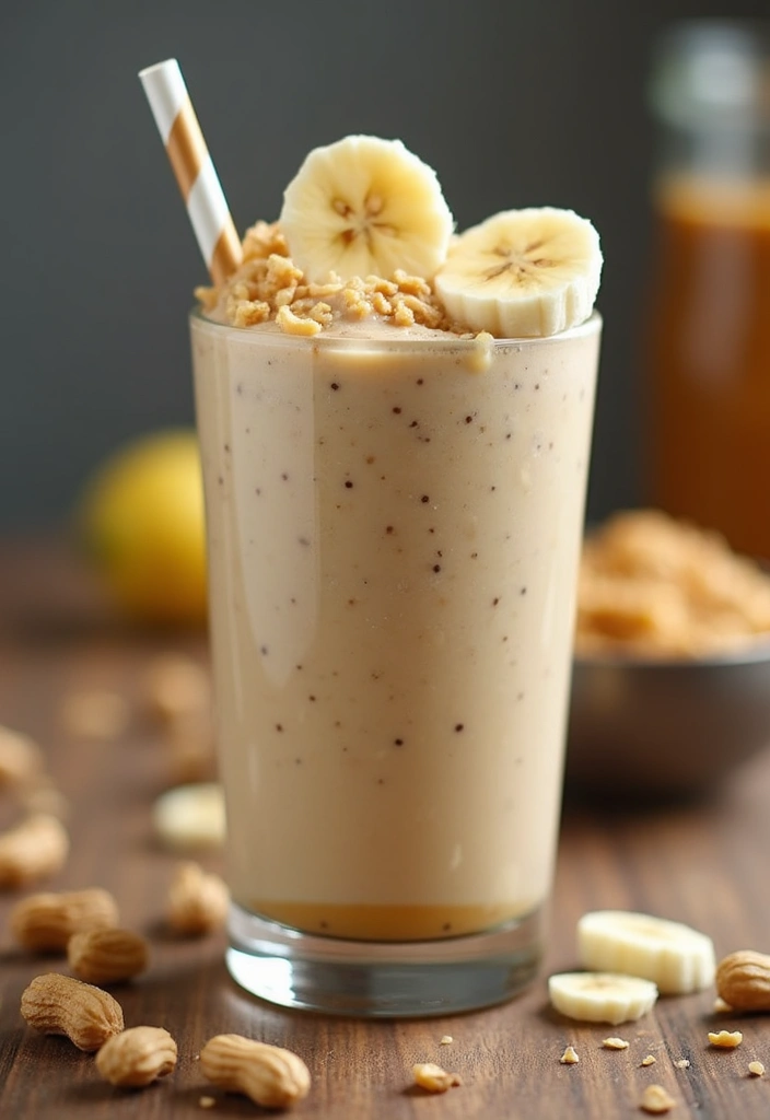 30+ Ice Cream Smoothie Recipes That Are Surprisingly Healthy 29 30+ Ice Cream Smoothie Recipes That Are Surprisingly Healthy - 5. Peanut Butter Banana Bliss