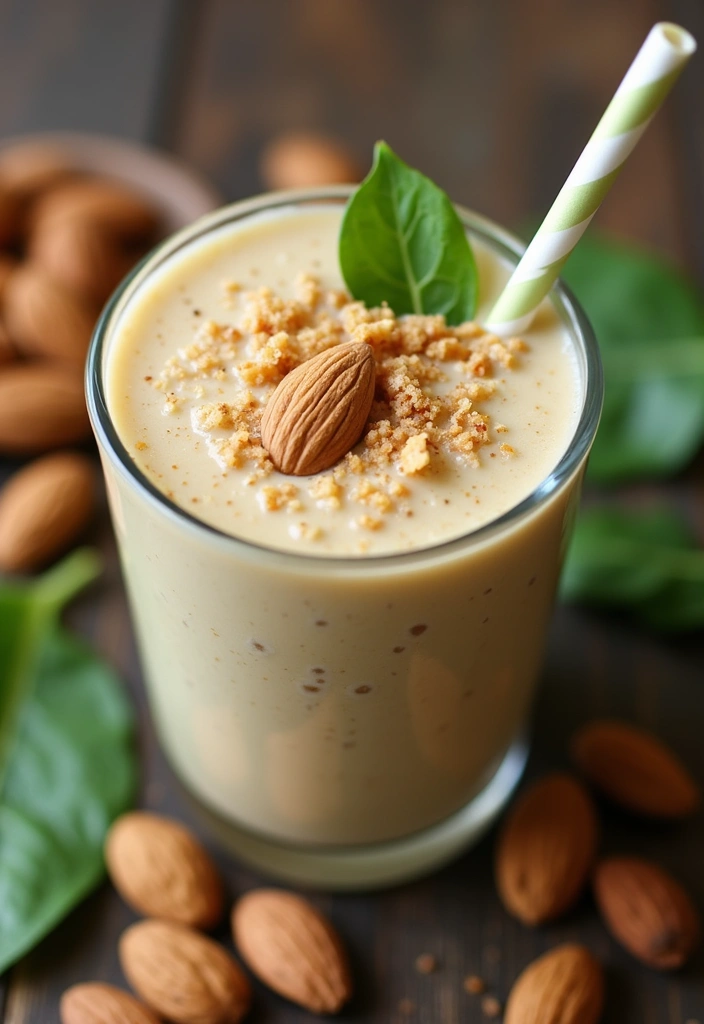 30+ Protein Smoothie Recipes without Banana for a Smooth Texture 1 30+ Protein Smoothie Recipes without Banana for a Smooth Texture - 1. Creamy Almond Butter Protein Smoothie