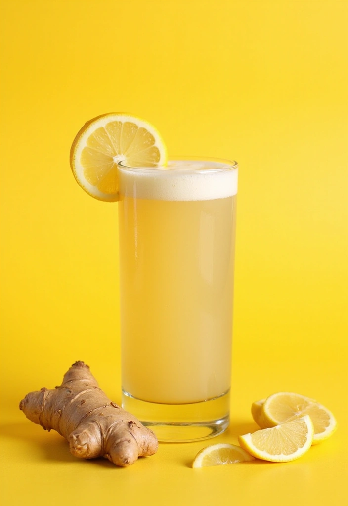 30+ Protein Smoothie Recipes without Banana for a Smooth Texture 87 30+ Protein Smoothie Recipes without Banana for a Smooth Texture - 14. Zesty Lemon Ginger Protein Smoothie