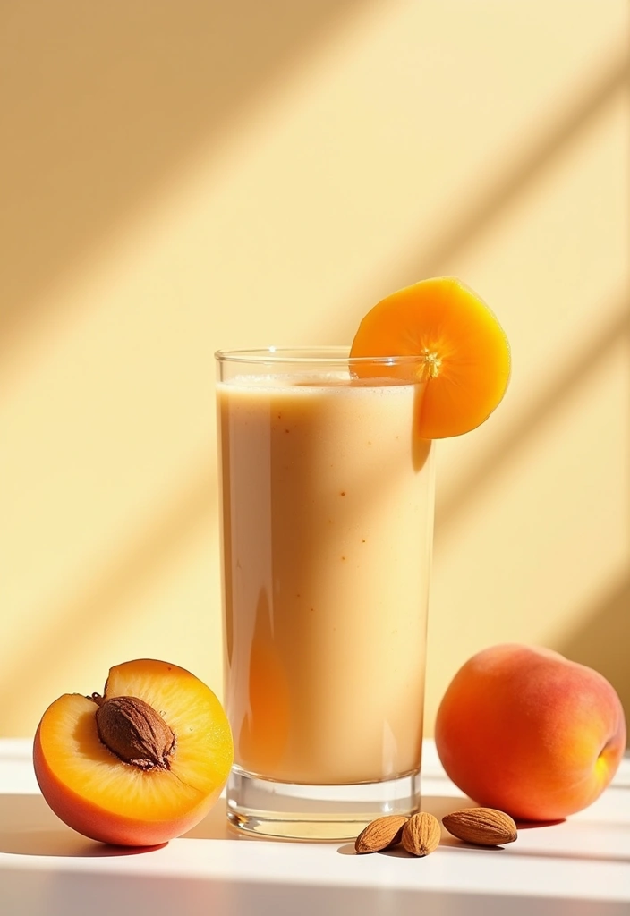 30+ Protein Smoothie Recipes without Banana for a Smooth Texture 156 30+ Protein Smoothie Recipes without Banana for a Smooth Texture - 25. Apricot Almond Protein Smoothie