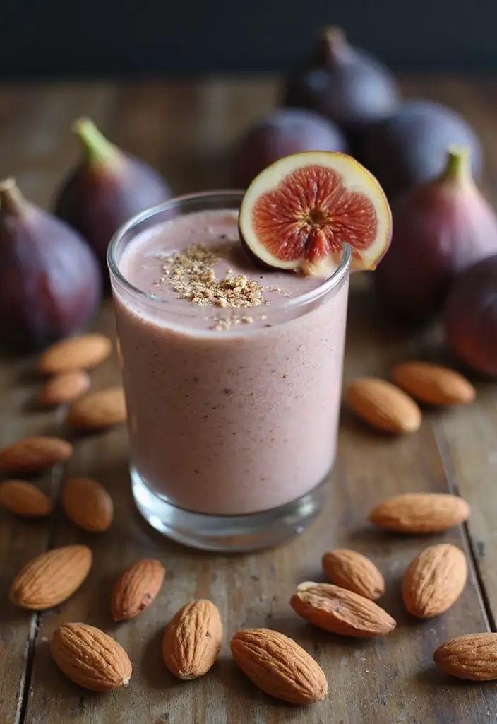 30+ Smoothie Recipes with Almond Milk for Dairy-Free Goodness 92 30+ Smoothie Recipes with Almond Milk for Dairy-Free Goodness - 14. Fig Almond Smoothie